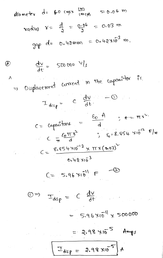 diameter d= 60 cmxx toro com 20.06 m radices r= = 0.06 = 0.03 m gap de 0.49mm = 0.42x103 m. © dve 500.000 vs - Displacement c