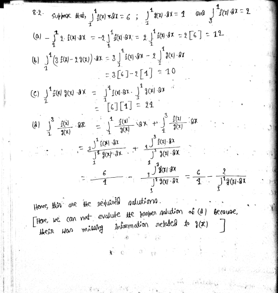 8.4 *P(1 92 = 2 4 1 Suppose that, jicm) 581 = 6 ; J*CW-3X= 1 (a) – j* 2. f« JY = -25*3008X = 2 * fev:38 = 2 [6] = 12 (6) J*(