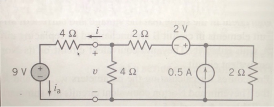2V 4 Ω Λ- 2Ω ονο 9V οξ42 .5AO 22 0.5A