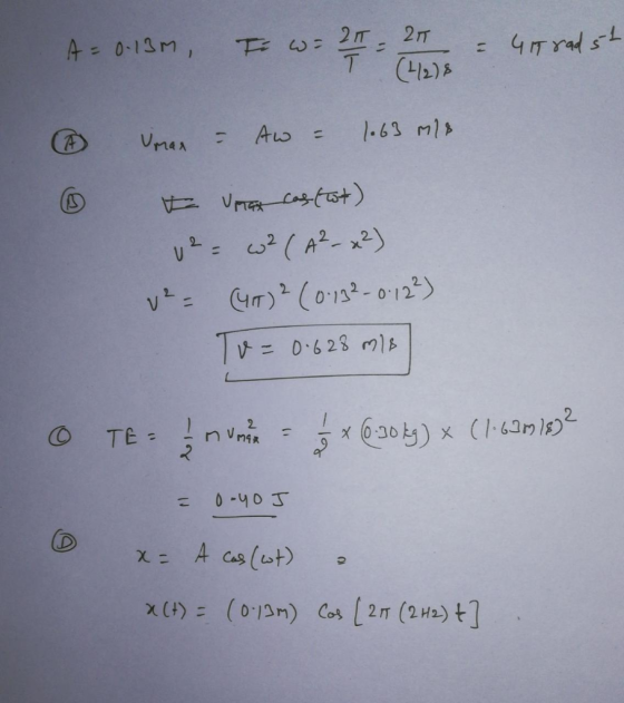 2T A=0-13m, 4T radst T 1.63 M1 Aw = 74 VCatst) v (A2-2) v um (0122 - 0-12) nvnR x-30 ) x (162m 192 TE = 0-40 3 A as (ot) X TO