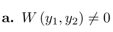 a. W (y1, y2) + 0
