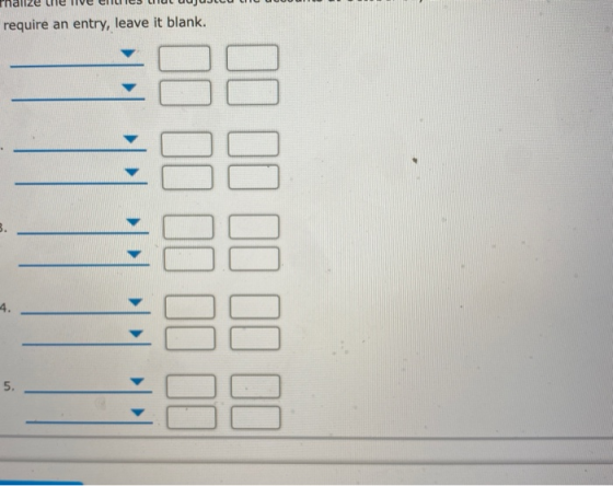 une require an entry, leave it blank. II II II II II 11 II II II II 4. 5.