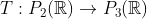 T: P2(R) + P(R)