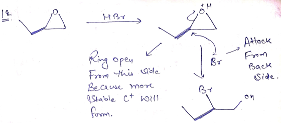 + - HBr - 38 King open From this side Because more estable et Will Attack From Back Side. om