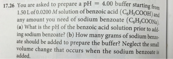 You are asked to prepare a pH = 4.00 butter starti