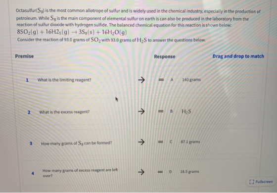 Octasulfur(Sg) is the most common allotrope of sulfur and is widely used in the chemical industry, especially in the producti