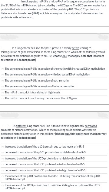 In eukaryotes, miR-5 is a microRNA with sequence complementarity to the 3 UTR of the mRNA transcript encoded by the UCD gene.