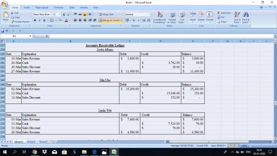 Book1 - Microsoft Excel - X Home Insert Page Layout Formulas Data Review View Cut Copy - - General 1 1 Wrap Text Merge & Cent