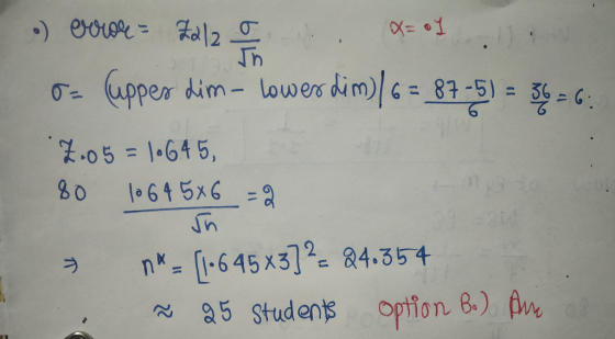 Jh (upper dim-lower dim)|に87-5)二 563( 0% %.05 =-G45, In ) nI645x31 84.35 4 ~ 25 Students optim B.) ßne