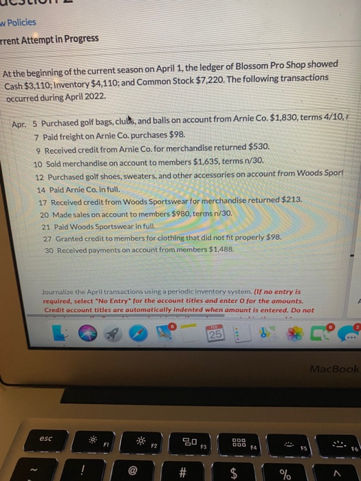 UCSLIUI w Policies rent Attempt in Progress At the beginning of the current season on April 1, the ledger of Blossom Pro Shop