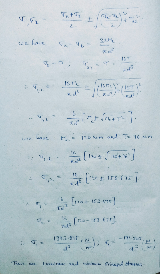 Tutt T-T2 + + TZ 2 2 we have 32MC nd 16T T=0 = 7 X2 nd 16 Me + 2 16 Me nd ad? su, 16 hd [Mart2 ] have we Me= 120N.m and T= 96
