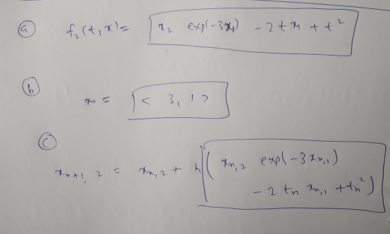 a fart, al a expl-384 - 2t4 + t2 No 3, 2. Rut1 2 = Xn, a 2 t expl-xn, ) - 2 tn an, +to)