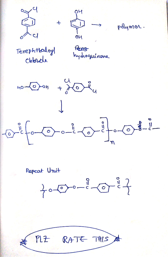 OH pdlymer OH Terephthaloy! Chbnde hydhoquinone HO Rapeat Unit 구어 PL2 RATE TRIS