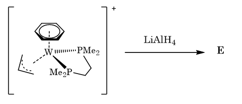 LiAlH4 W... PMez E MeP