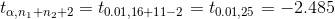 tanı+ng+2 = 10.01,16+11-2 = to.01.25 = -2.485