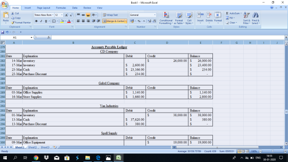 Book1 - Microsoft Excel - X Home Insert Page Layout Formulas Data Review View Cut Copy - - General 1 1 Wrap Text Merge & Cent