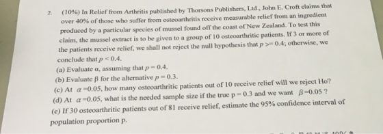(10%) In Relief from Arthritis published by Thorsons Publishers, Ltd., John E. Croft claims that over 40% of those who suffer