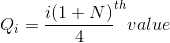 i(1+N) value 4