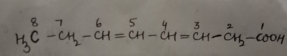 _ 9 1 - - - - 3 Ch= CH － CH= CH- -IOH