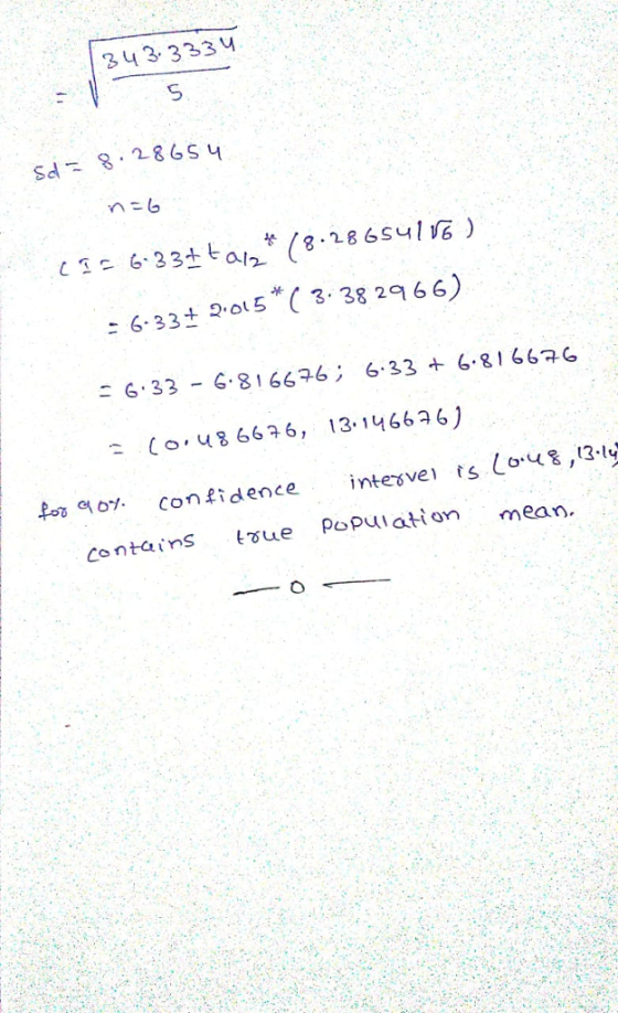 3 u 3. 3334 82265 C33+ t a 53 38266) G 33 .816666.33 6.81 66 C 6626, 13.1466a6) oconfidence intesve ts o contains sue Popull aton mean