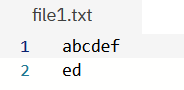 file1.txt 1 abcdef ed 2