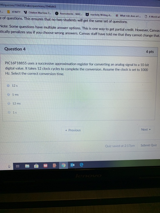 99/quizzes/156038/take/questions/2946443 B XFINITY Citation Machine: F... Assesments - MAC.. reactivity Writingd e What role