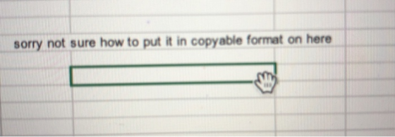 sorry not sure how to put it in copyable format on here