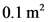 0.1 m2
