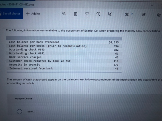 notos - 2019-11-03 (48).png See all photos + Add to Q & A % 2 6 The following information was available to the accountant of