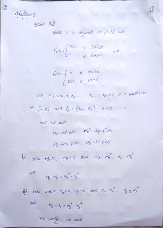 Babelionas Given that 468C f is integrable on {a,b] and Fid) - Flasif Fed) 20 if F(%) TO Flo) = { and if flosco Fias- so if