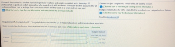 Kidman & Associates is a law firm specializing in labor relations and employee related work. It employs 30 professionals 5 pa
