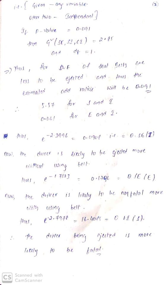 (2 One HD it. [ Given - any variable Dorlignendent? IH GUTSC, 82,62) d = 1 P-value 0.091 ghetti for the to be 0.091 estemated