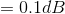 =0.1 dB
