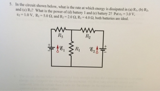 In the circuit shown below, what is the rate at wh