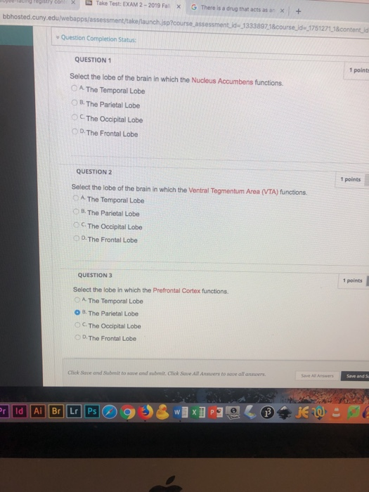 con Test: EXAM 2 - 2019 F X G There is a drug that acts as X + bbhosted.cuny.edu/webapps/assessment/kelaunch.jsp?course asses
