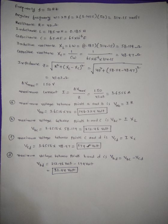 ny wE 2 ng 2 (3.luis (5o) 314.15 yadl s 09uen γα Resistan e Rz Ч0_A mal 2 41.03 G mosi mum Wollage ke hosen peints a and b is