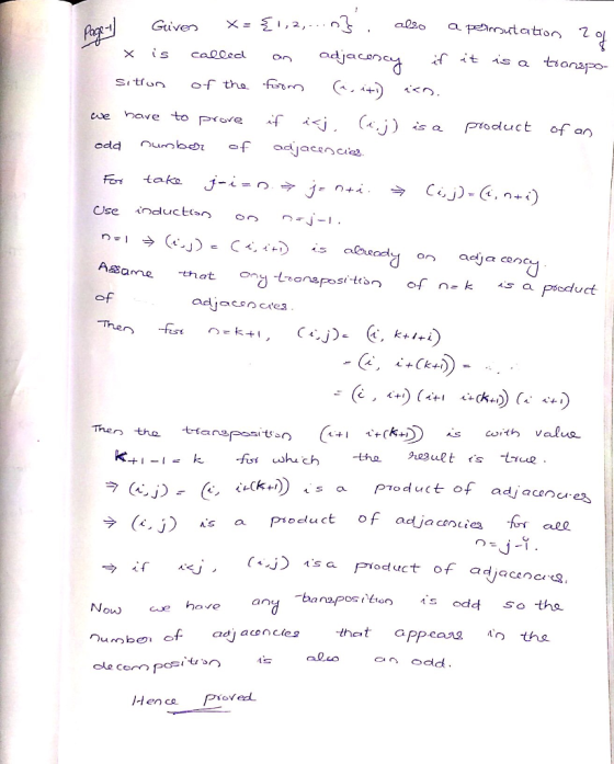 I,2,..n dja Sitio of thas nave to PrOve a Product of an we Ose s a Pocduct of cth value The ラ (Lj) uct of adjaceuies (Lj) 1S