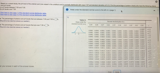 b ted with mean 27 and Wandard deviation of 0.12. Find the percentage of o ur who have the following arenal Based on a recent
