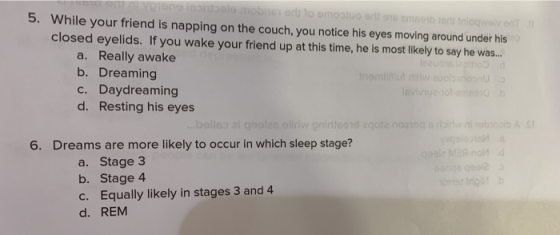 pieno b ole montar lo Smoo on 10 mobilnog welvar 5. While your friend is napping on the couch, you notice his eyes moving aro