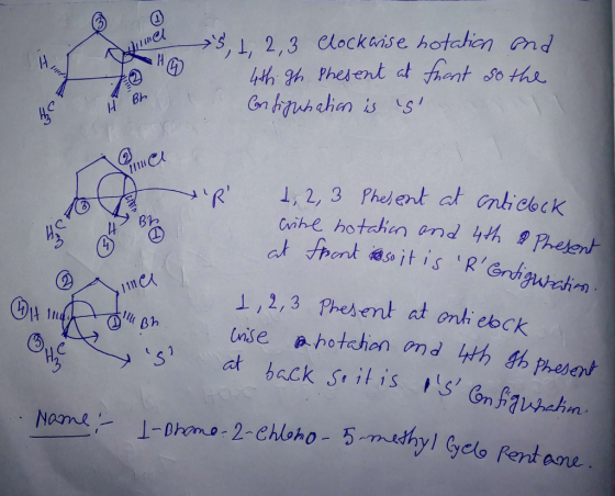 Sinc 4 5, 1, 2, 3 Clockaise hotation and 4th gh Phesent at thant so the Configuration is s 4 Bh DIR 1, 2, 3 Phesent at anticb