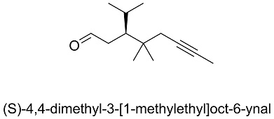 (S)-4,4-dimethyl-3-[1-methylethyljoct-6-ynal