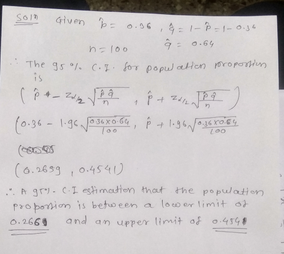 So1n Given 1--1- 0.36 90.64 .96 hl00 The gs o/ C.T for po pw atten Yoro po i s ( 2 +- 22 (0.36- 1-96930.6, Pah36o 0.36 X0.64