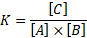 K [A] [B]