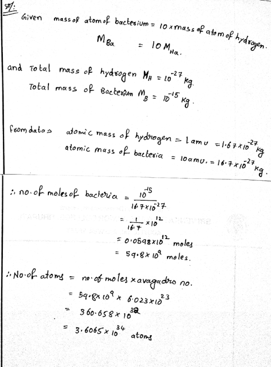 Given mass op atom of bactesüm=1OxmassaPatomoA le> Ha. αηά Total mas sop hy4soa en MH 10-2 7 f60m data> donic mass oP hydrogen-lamu 61K1027 ló.FX10 ↑ 12 16 7 12 sq.gxß males. .,No of atom^ - no of molej xavoy«dro no 23 34 360. 65 8 x 10 3.6o6sx lo atong