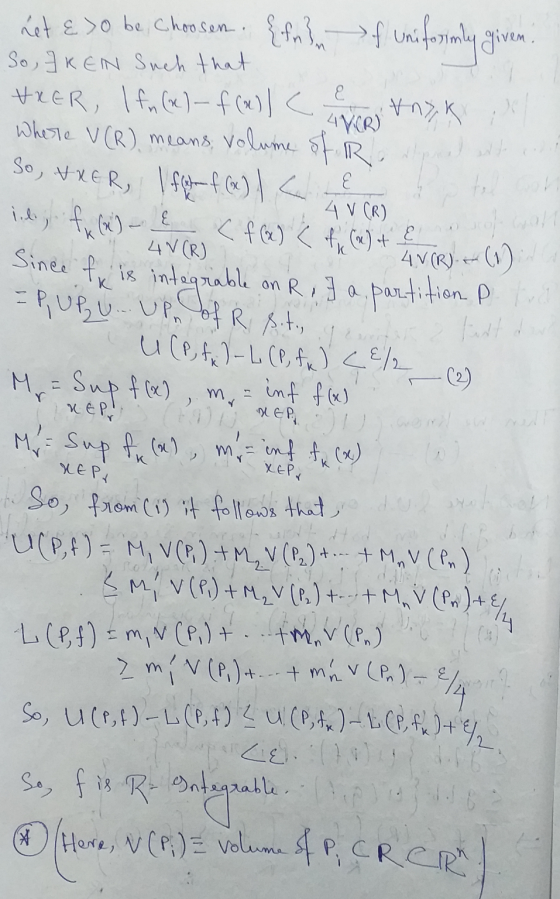 sen . R iprel alto e 4 V (R) 4V (R) 4N(R). (1). k is integrable at 1 KEP 1 xeP. 1 от 1 net & so be choosen. {fr}.mn ->f unifo