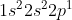 1s^22s^22p^1