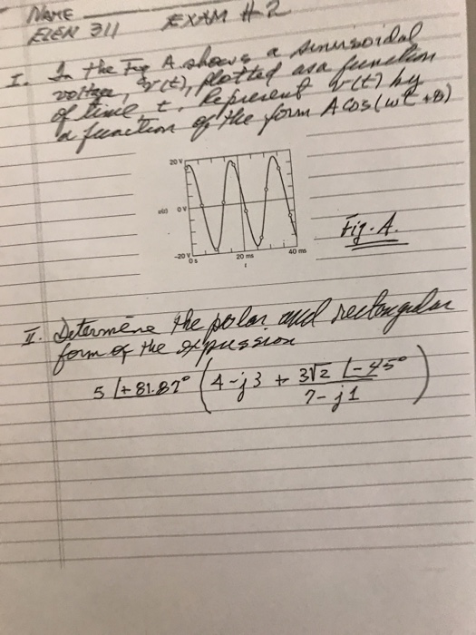 NAME Pinusoidal 10 zoitsee In the For Ashows a sinusoidal tad art emelle e te Represent althy release a the form A (W116) 7.