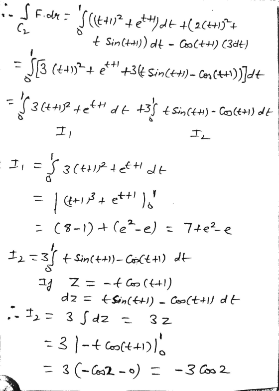 is Fide C ((t+1)2 +et+) df +(2(6+1977 t Sin(t+1)) at Cooltt) (3dt) = $13 [3 (44) + +3% Sin() - Ca (4)]t = $364418 teto + 3