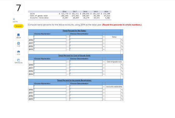 Sales Cost of goods sold Accounts receivable 2018 2017 2016 2015 2014 $ 515,774 $ 341,572 $ 268,954 $ 181,114 $ 132,200 265,4