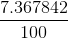 7.367842 100